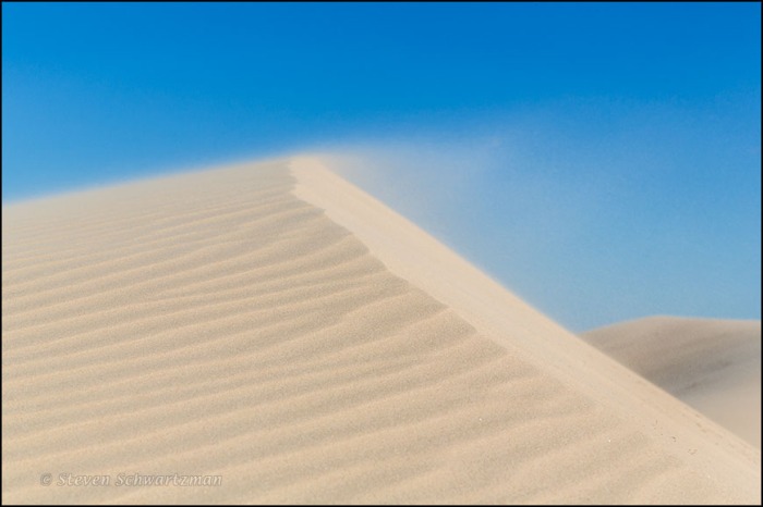 Sand Blowing Off Dune 9392